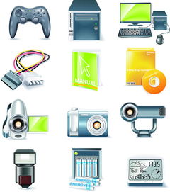 電腦數(shù)碼產(chǎn)品矢量圖 數(shù)字時(shí)代的視覺語言與無限可能